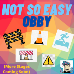 Not So Easy Obby (Black & White) 🔥😀
