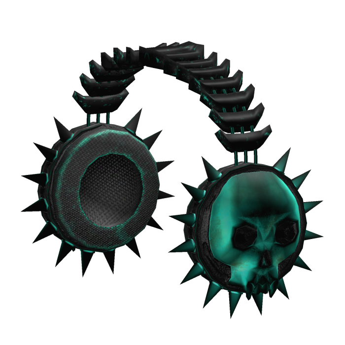 Korblox Teal Punk Scene Headphones