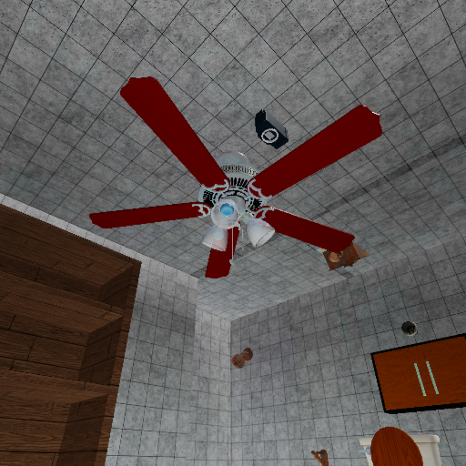 Ceiling Fan Falling Down in a Bathtub!