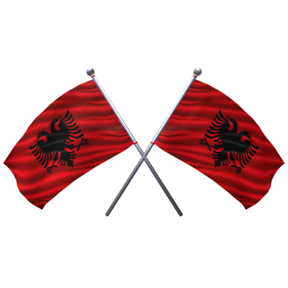 🇦🇱 Albania Shoulder Double Flag Roblox item