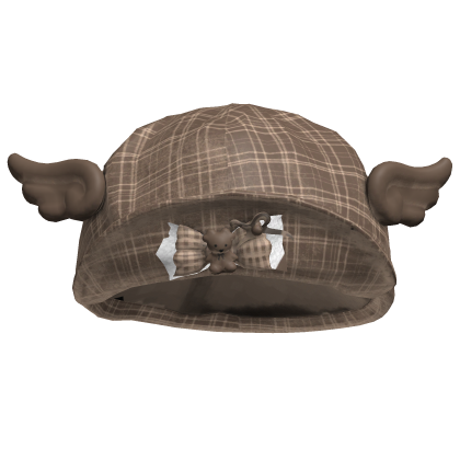 Brown Kawaii Bow Realistic Beret