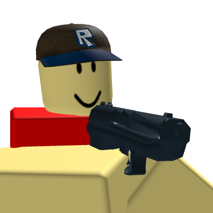 2000s character and classic pistol model