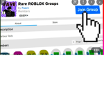 ask your friends to join my grop Rare ROBLOX Group