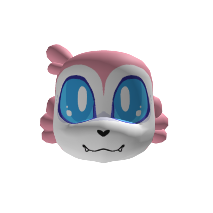 Cotton Candy Fox Face Roblox item