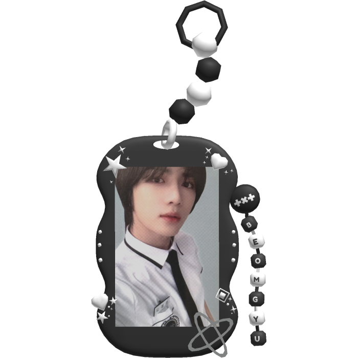 TXT Beomgyu Photocard Kpop Keychain