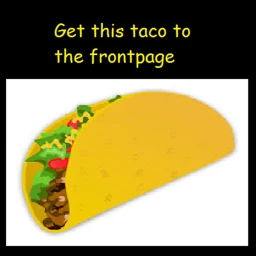 Get this taco to the front page icon