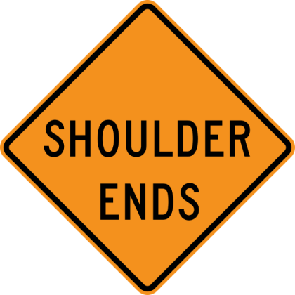 Shoulder Ends Sign Roblox decal