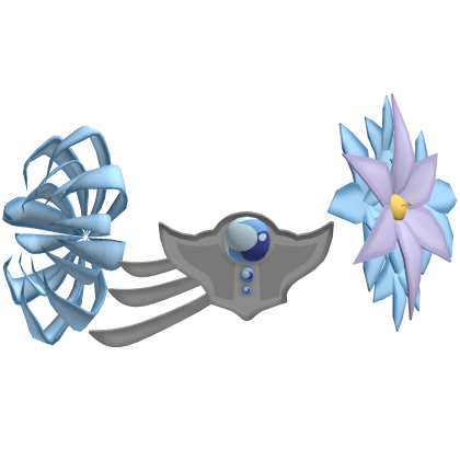 Lihua's Wreath of Blue Flowers 