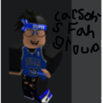 Blue flame fan group