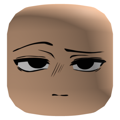 Questioning Eyebrow Raise Face - Light Roblox item