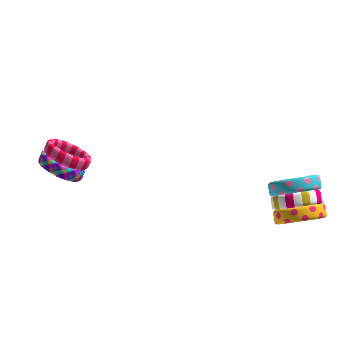  Chunky funfetti bangles