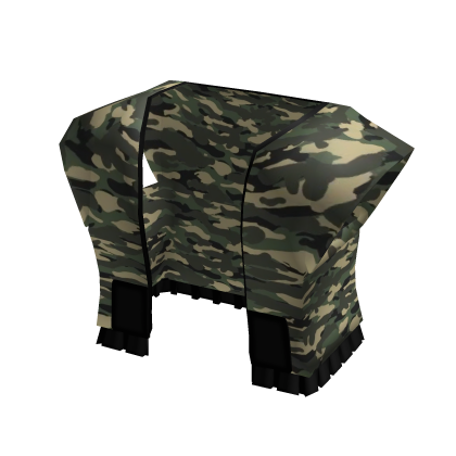 ★ y2k cute camo open short sleeve jacket : black