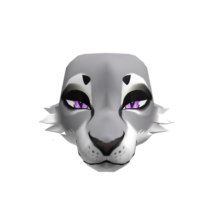 Grey Furry Head [Animated Eyes]