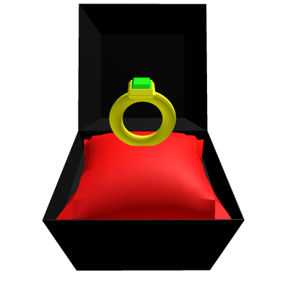 Gold ring with a large green emerald [code EMERI2] thumbnail