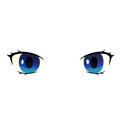 Serious Female Eyes (Blue)