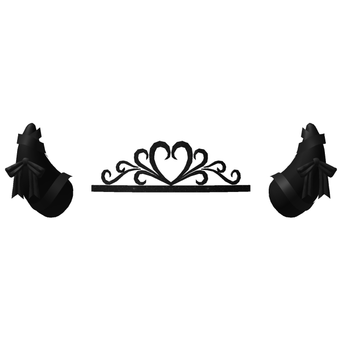 Princess Devil Imp Horns - Black Goth