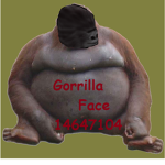 (DH) Gorilla Face
