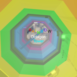 Rainbow Octagon Tower