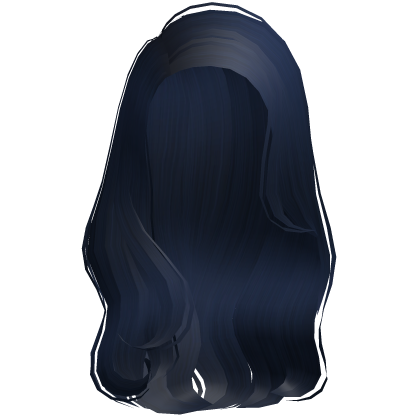 Dolly Side Part Wavy Hair (Blue)