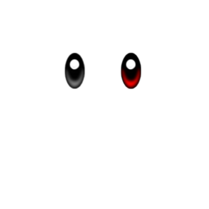 Half red half gray eyes Roblox decal