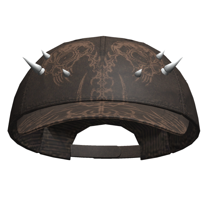 Dual Skeleton Skater Cap Brown