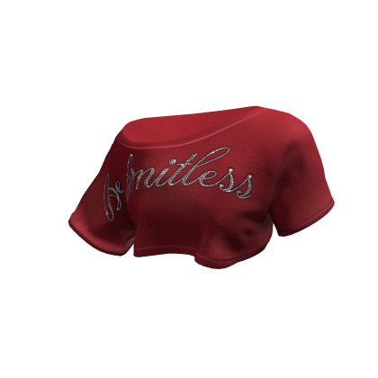 Baddie Off Shoulder Crop Top RED