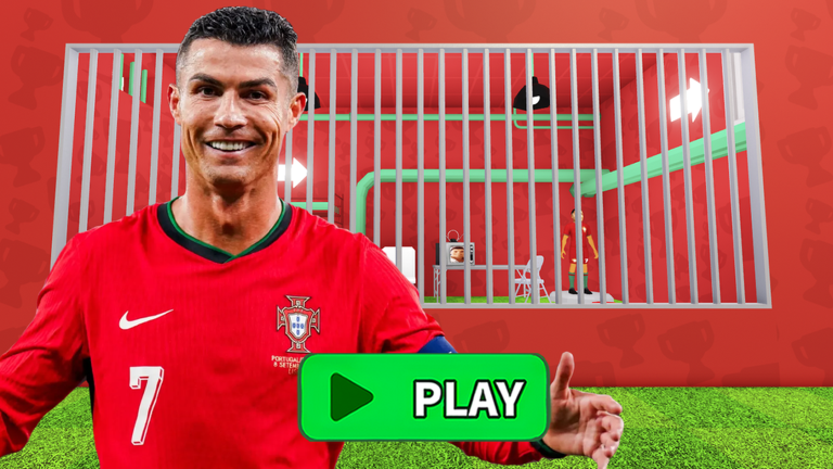 ⚽️RONALDO PRISON RUN! (Obby)
