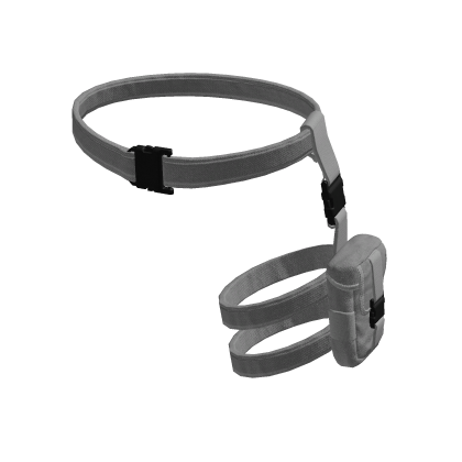 White Utility Leg Satchel thumbnail