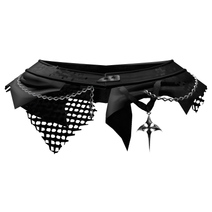 gothic evade mini skirt belt 3.0 black