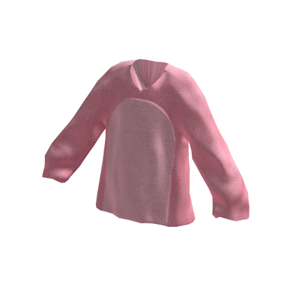 Cozy Pink Dino Sweater