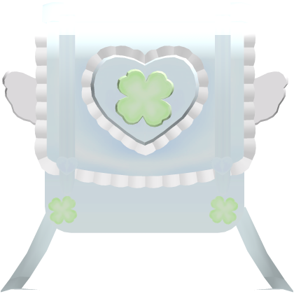 ♡: cute lucky angel backpack in baby blue (3.0)