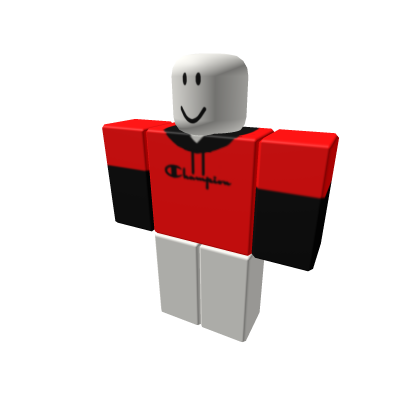 Black-red-champion-hoodie
