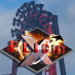 X Flight Six Flags Great America Rollercoaster
