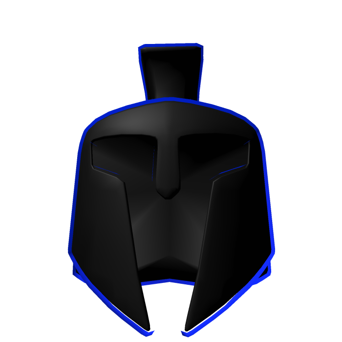 Blue Trojan Helmet