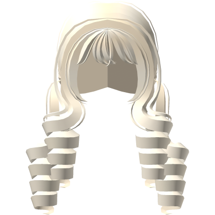 ♡ long curly cute preppy blonde pigtails Roblox item