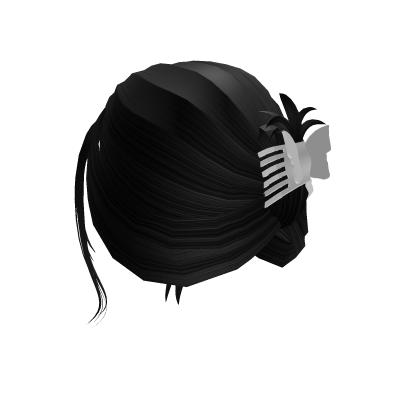 Black Cute Butterfly Clipped Hair Roblox item