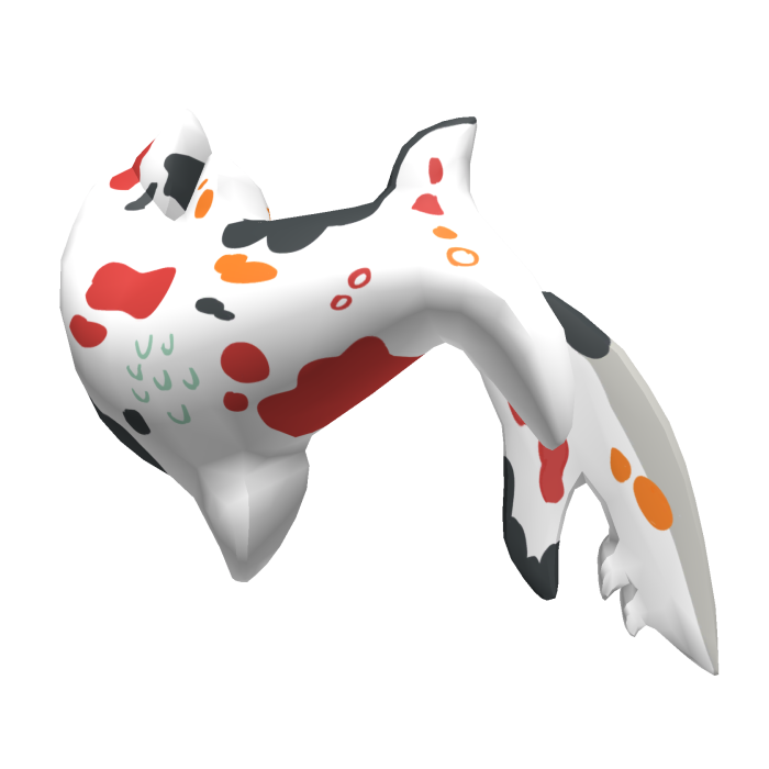 koi fish tail