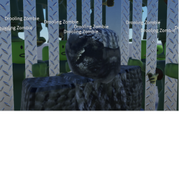 be in a cage with zombies outside