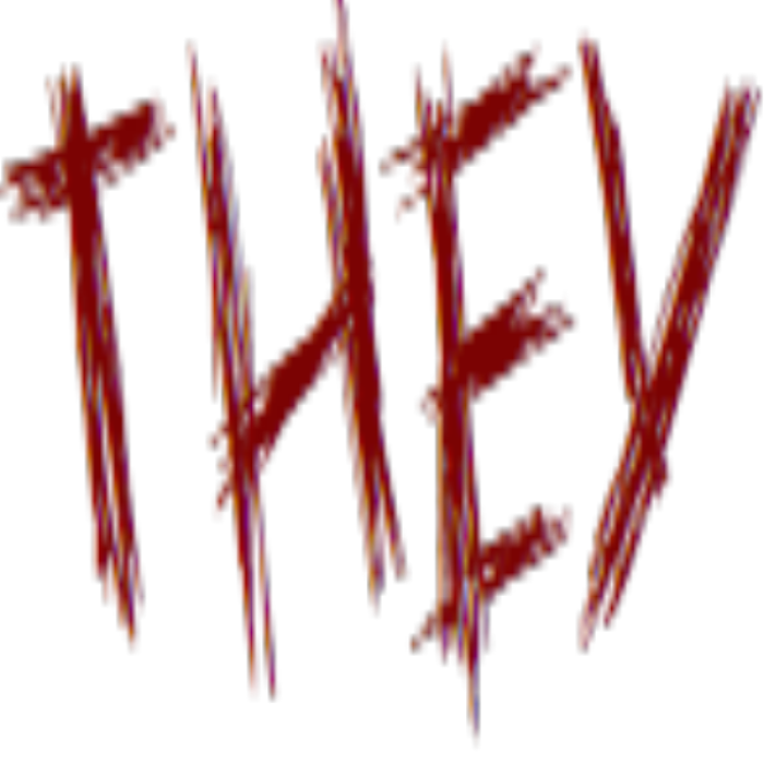 Creepy Text: They Roblox decal