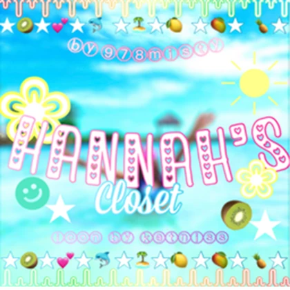 - hannah's closet - Roblox group icon