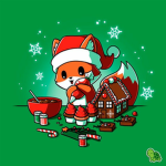 Christmas Foxes