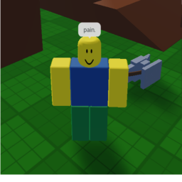 obby but you're tied to an anvil