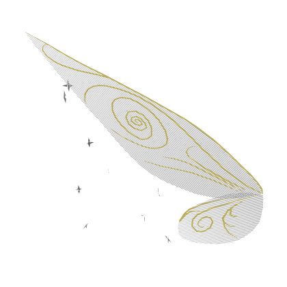 [fly animation] White2 Tinkerbell Pixie Wings (L) Roblox item
