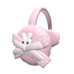 easter bunny earmuffs (pink)