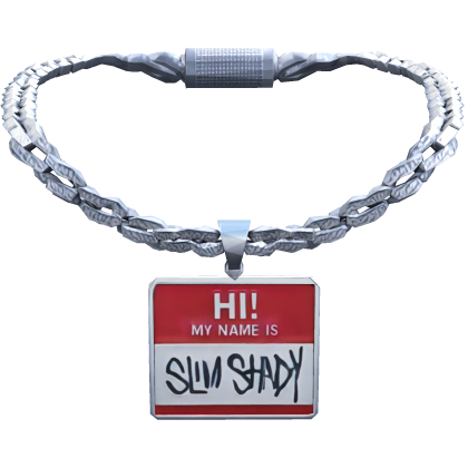 Iced Out Hi My Name Is Slim Shady Chain