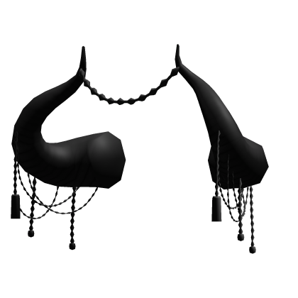 Black Horns Jewelled Emo Goth Spiked Roblox item