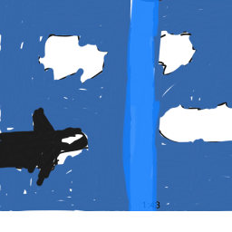 Flying orcas