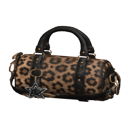 Animal Print Cheetah Designer Bag Y2K Leather Roblox item