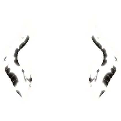 (Emissive) Glowing Black/White Demon Horns