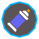 Blue Spray Can